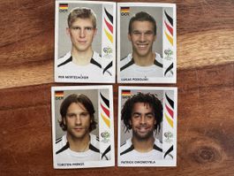 Panini WM 2006 Deutschland Podolski Mertesacker Frings
