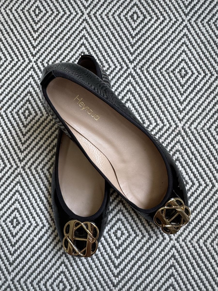Scarpe da donna: Heyraud leather black leather ballet flats – Nuovo (secondo la descrizione) da Zürich venduto da ari_cr2f 1