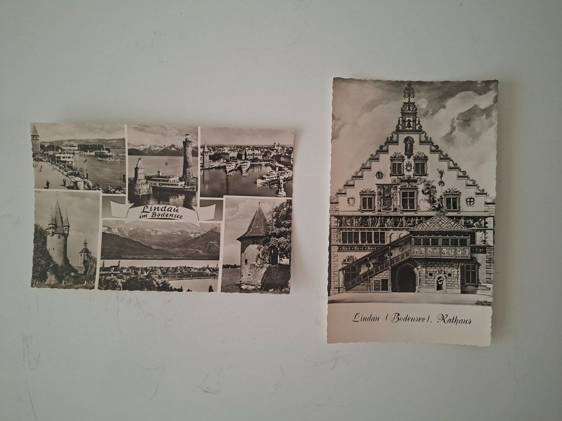 Cartoline postali: 2 Ansichtskarten   Lindau Bodensee   echte Fotografie – Usato da Zürich venduto da Daniel517