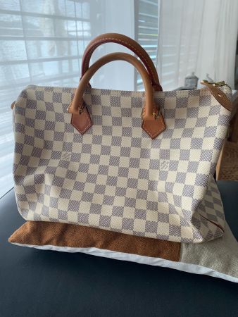 Louis Vuitton Speedy 35, Damier Azur