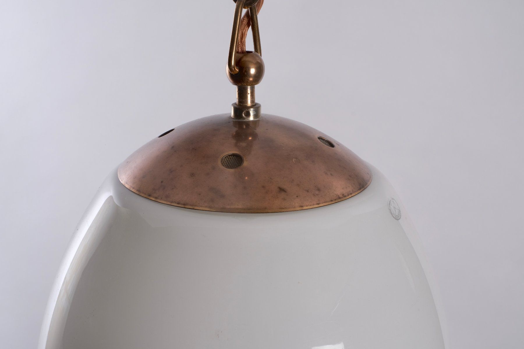 Kronleuchter & Deckenlampen: DECKENLAMPE HÄNGELAMPE GLAS KUPFER 1930 – Gebraucht aus Zürich von mrbluewave 3