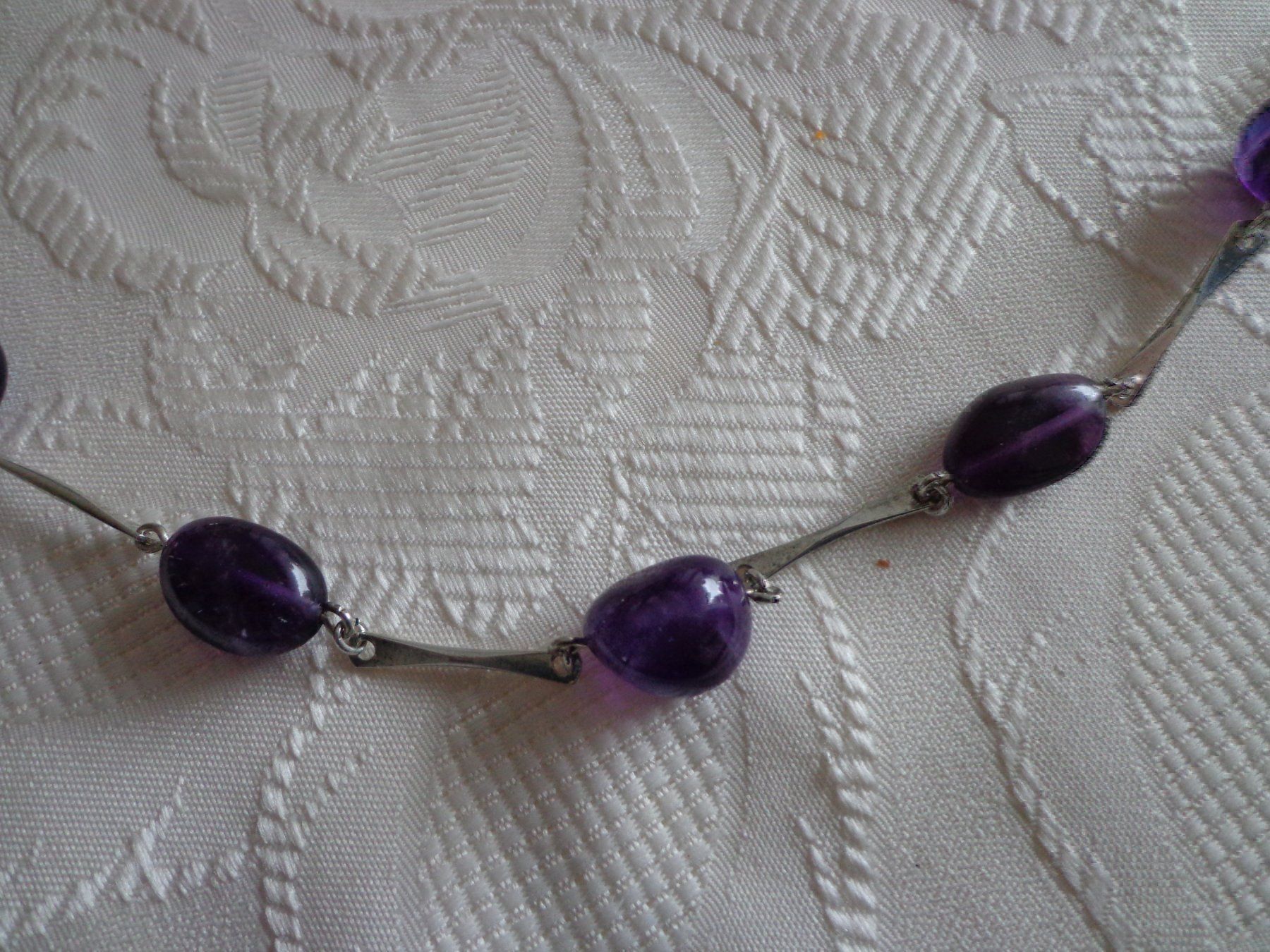 Colliers: Kette Silber 835 mit Amethysten 61cm – D'occasion à Würenlingen par soltus 3