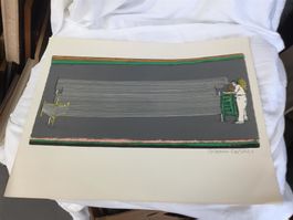 CARUSO Bruno Lithographie sign