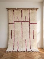 Tapis berbère fait main en laine état neuf 200x300cm