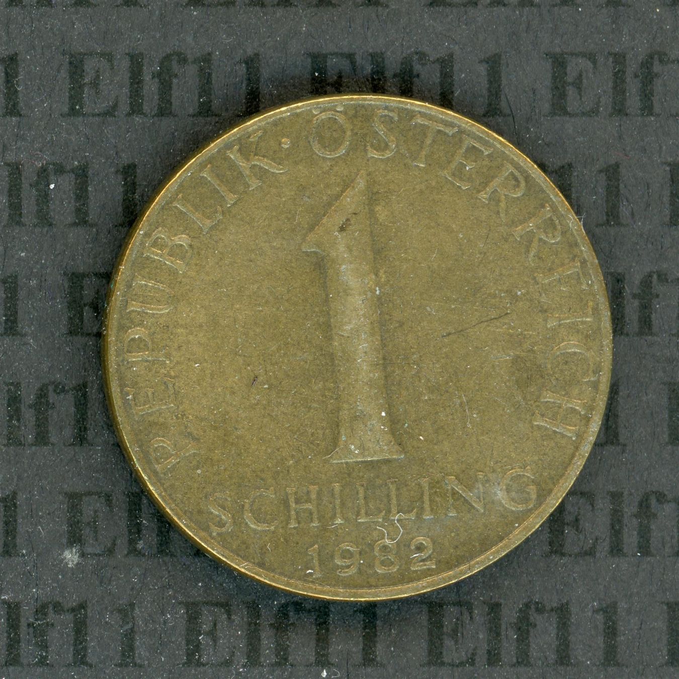 Tutti le monete: ATS___1.00 1982 -vz 1 Schilling – Usato da Widnau venduto da Elf11