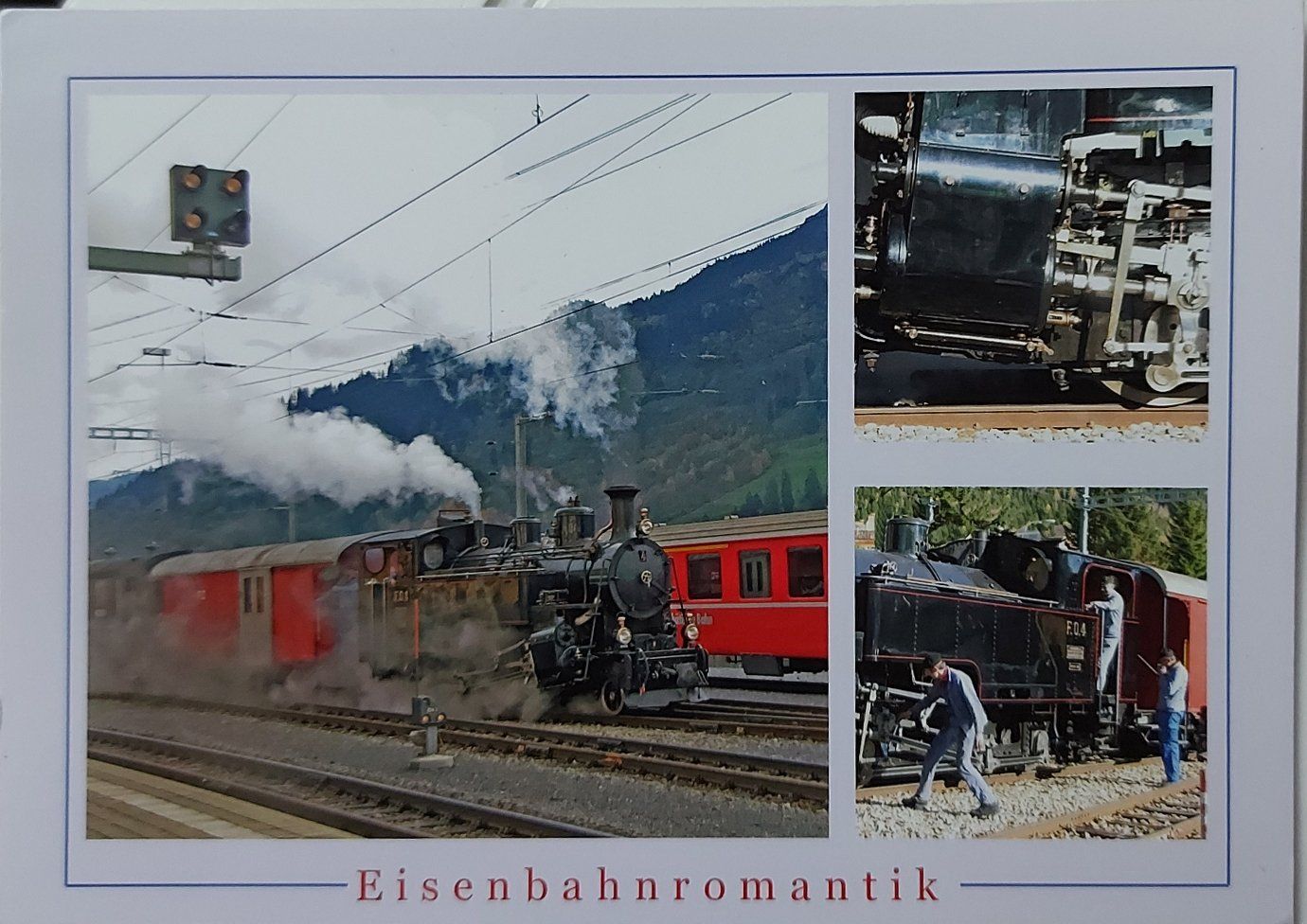 Cartoline postali: Dampflokomotive Eisenbahnromantik – Nuovo (secondo la descrizione) da Rothrist venduto da Stranglehold