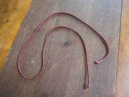 Ceinture fine bordeaux