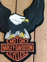 Harley Davidson Patch Adler - Neu & Original! 36.00 x 24.00c