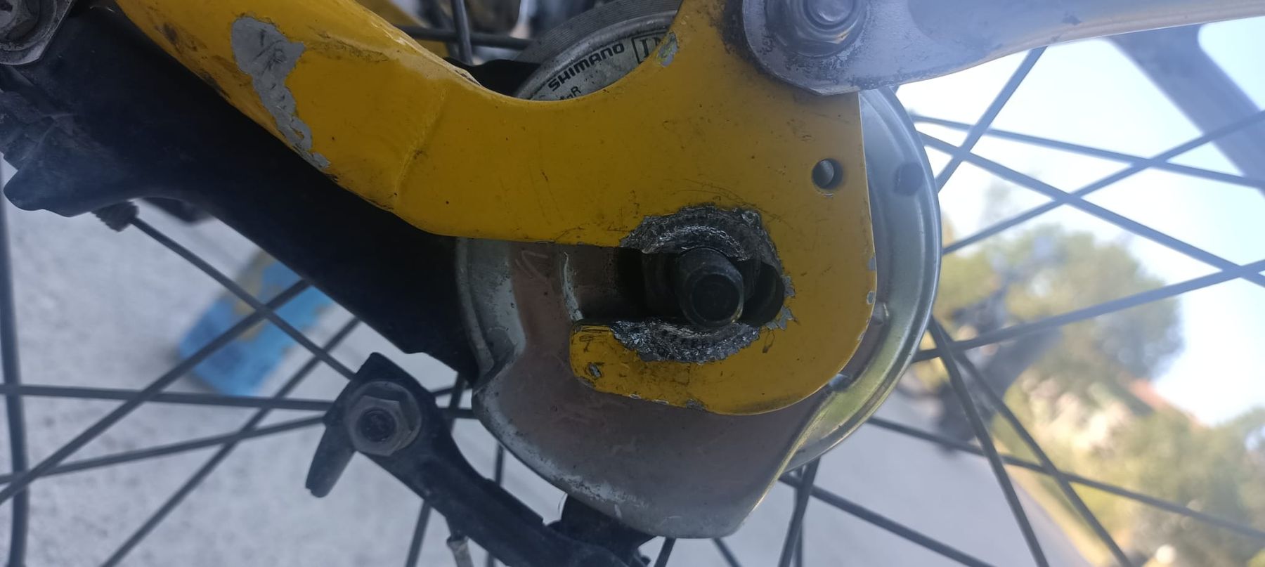 Biciclette: Vélo cargo poste français aluminum  – Difettoso da meyrin venduto da Aby_k4ty 4