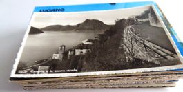 Ca 60 Ansichtskarten Tessin und einige Fribourg