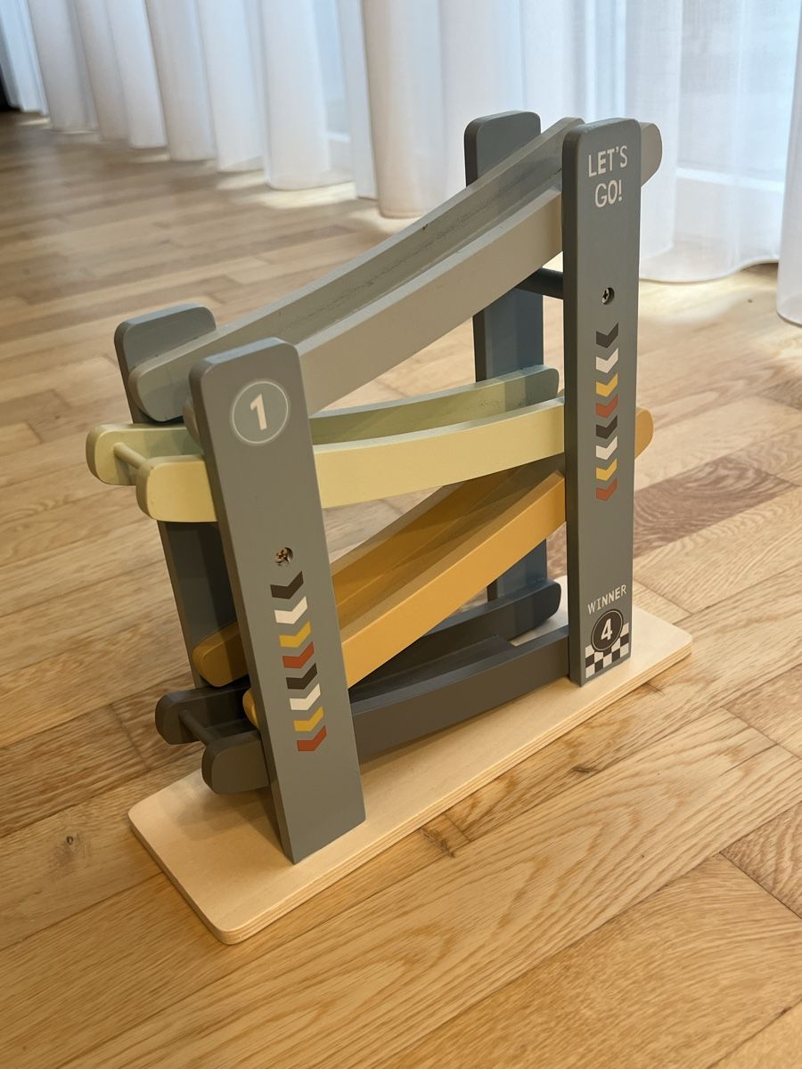 Little Dutch Ramp Racer – Holz-Rennbahn mit 4 Autos (Gebraucht) in ...