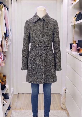 iBlues (Max Mara) Mantel Wolle Gr. 36 I