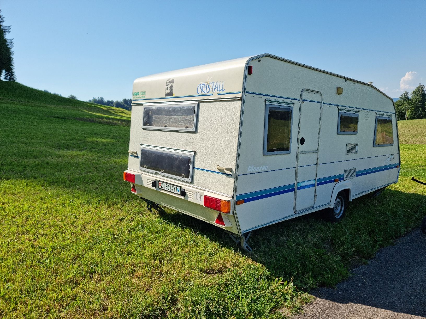 Cristal Veicoli da campeggio: Wohnwagen Cristall 550 – Usato da Bauma venduto da kusi-94