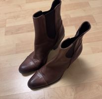 Maria Gistina braune Stiefeletten, Gr. 36.5, Leder TOP!