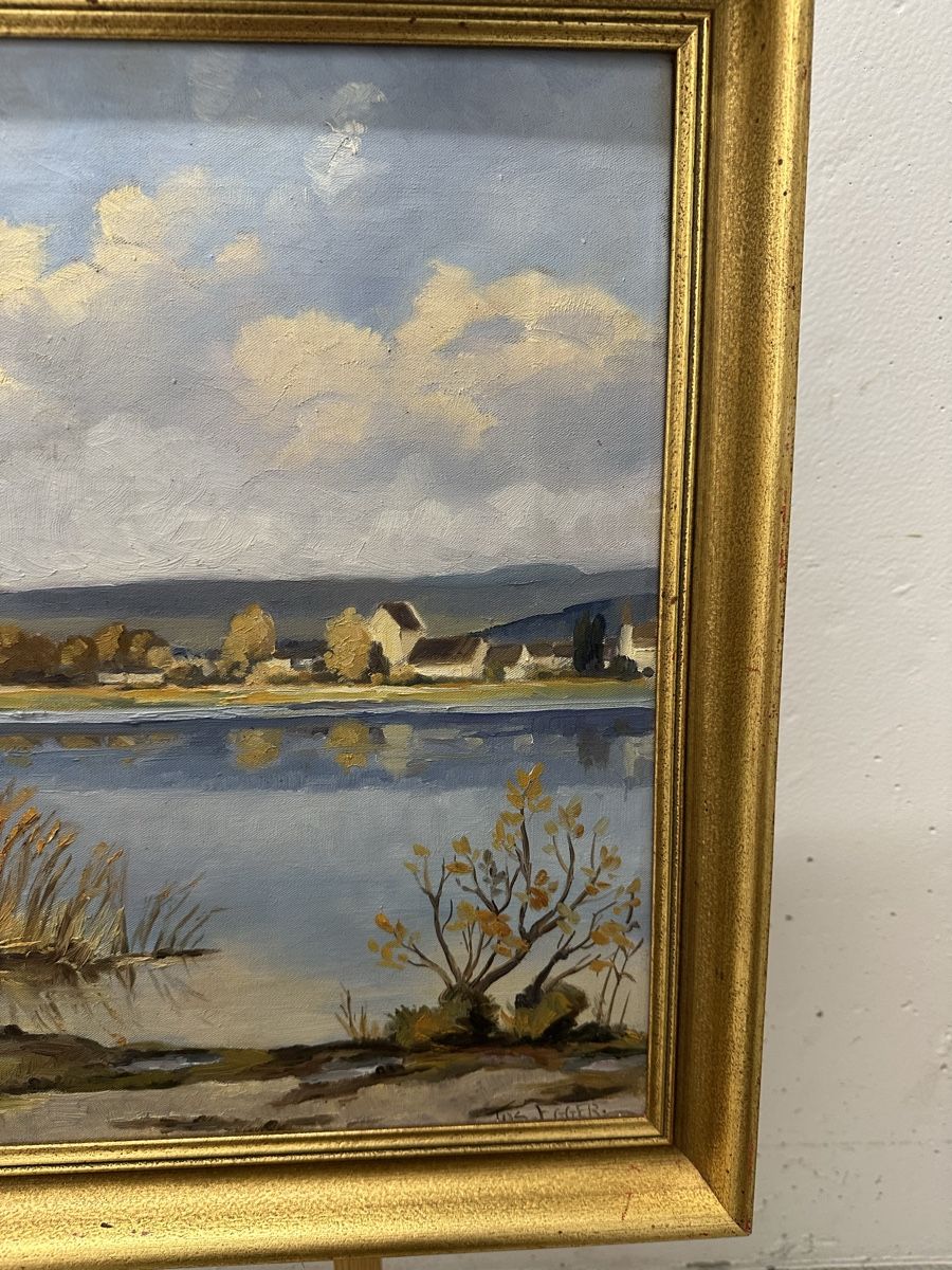 Tableaux: Joseph Egger Gemälde See Landschaft – D'occasion à Ebikon par Gaenggeliwaar 3