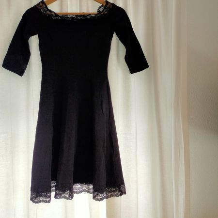 Kleid Gr. XS, Schwarz, NEU
