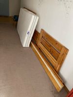 Bett massiv holz  BICO Matratze