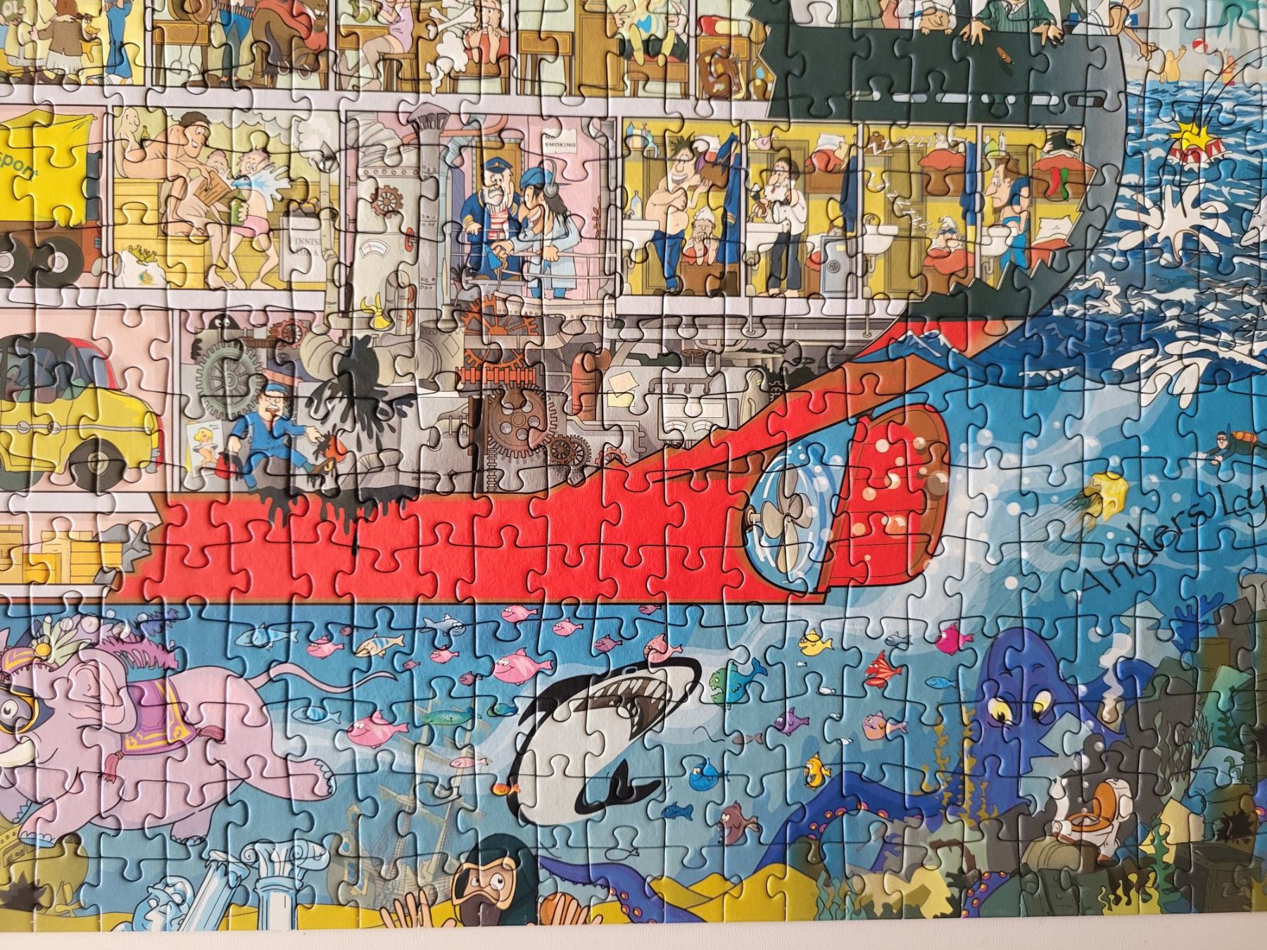 Heye Puzzle: HEYE Puzzle ANDERS LYON cruise 1500 Teile – Usato da Therwil venduto da Nika123 5