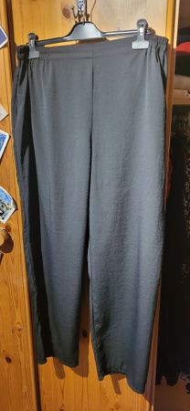 Damenhose Waschseide gr. 48 Niederberger schwarz