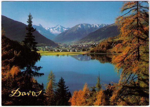 Cartoline postali: Davos - am Davosersee – Usato da Binningen venduto da Mountainrider