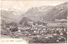 SION - Vue générale (im Dommrt) ca. 1920 (VS)