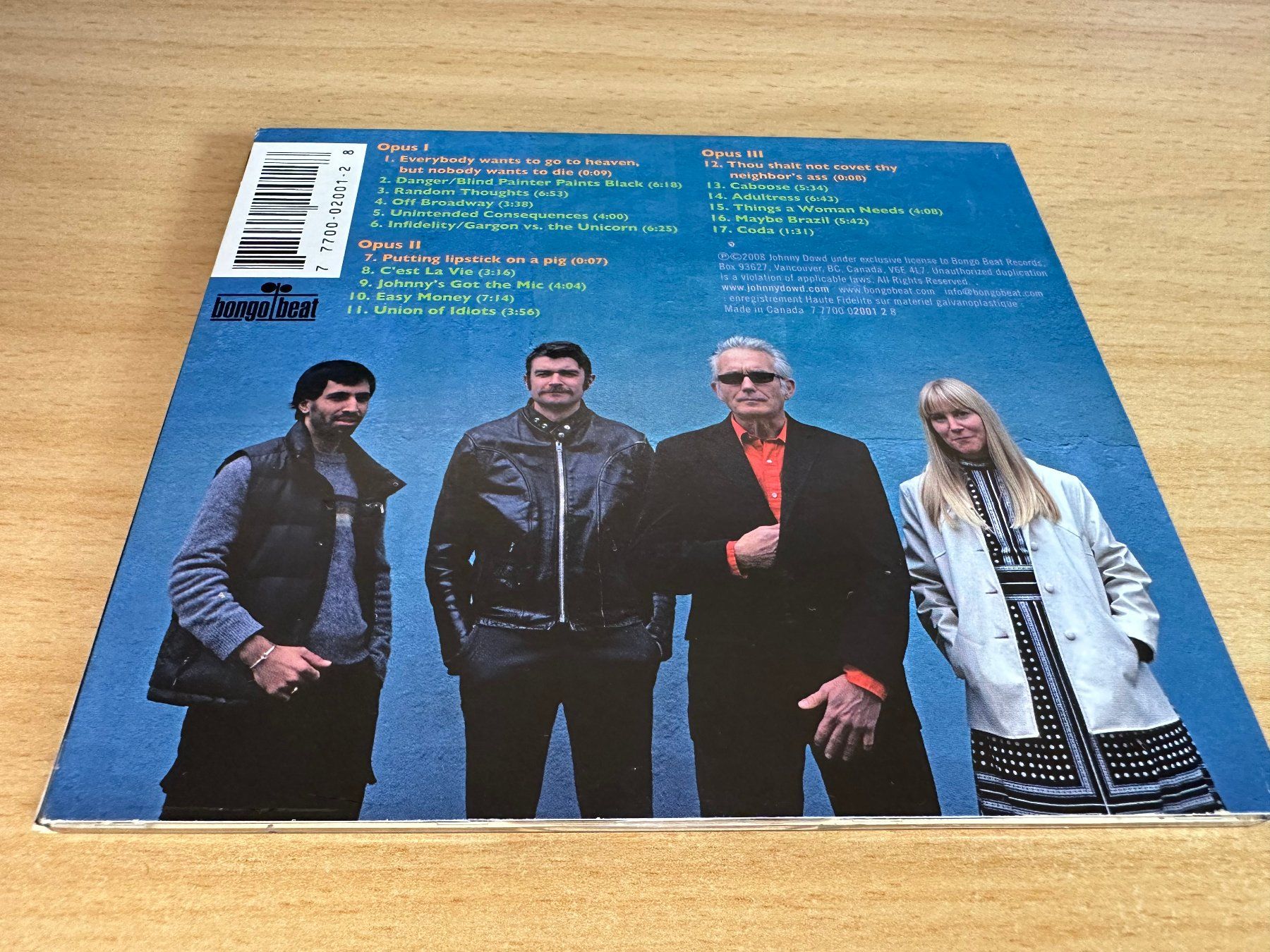 CD: Johnny Dowd – A Drunkard's Masterpiece – Usato da Rikon im Tösstal venduto da Alpenmutz 1