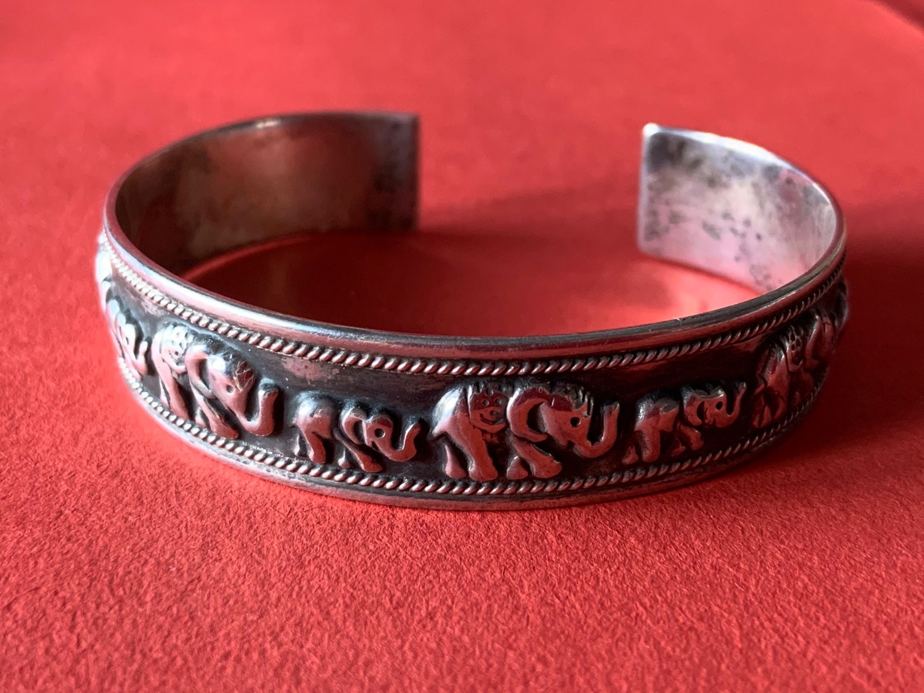 Bracciali & Braccialetti: Silber Armreif Elefanten-Familie – Usato da Dittingen venduto da Bijoubelle 1