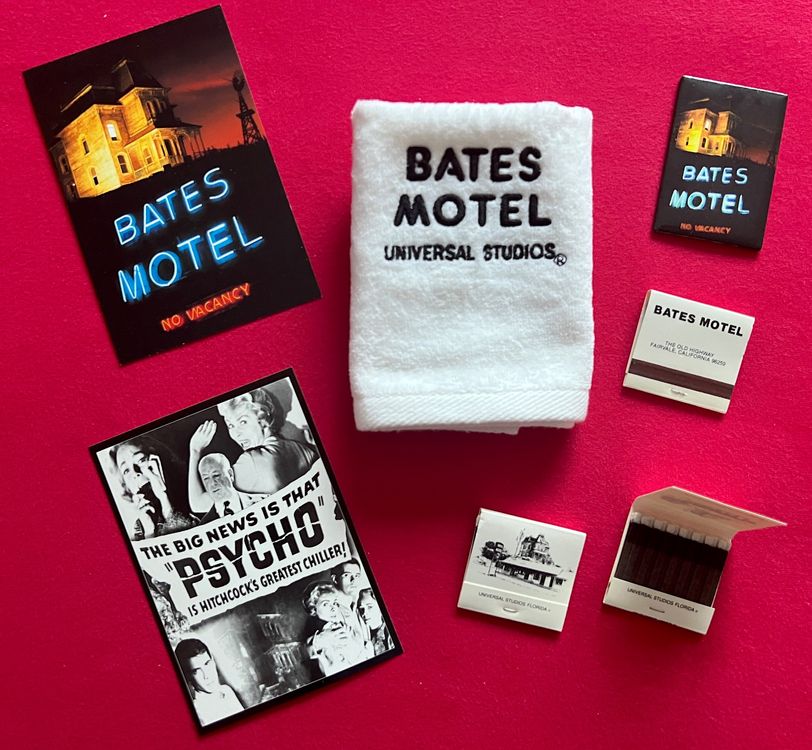 PSYCHO Bates Motel Hitchcock Replica Set Zündhölzer etc. !! (Neu ...