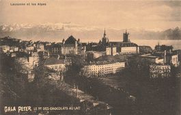 Gala Peter chocolats Lausanne