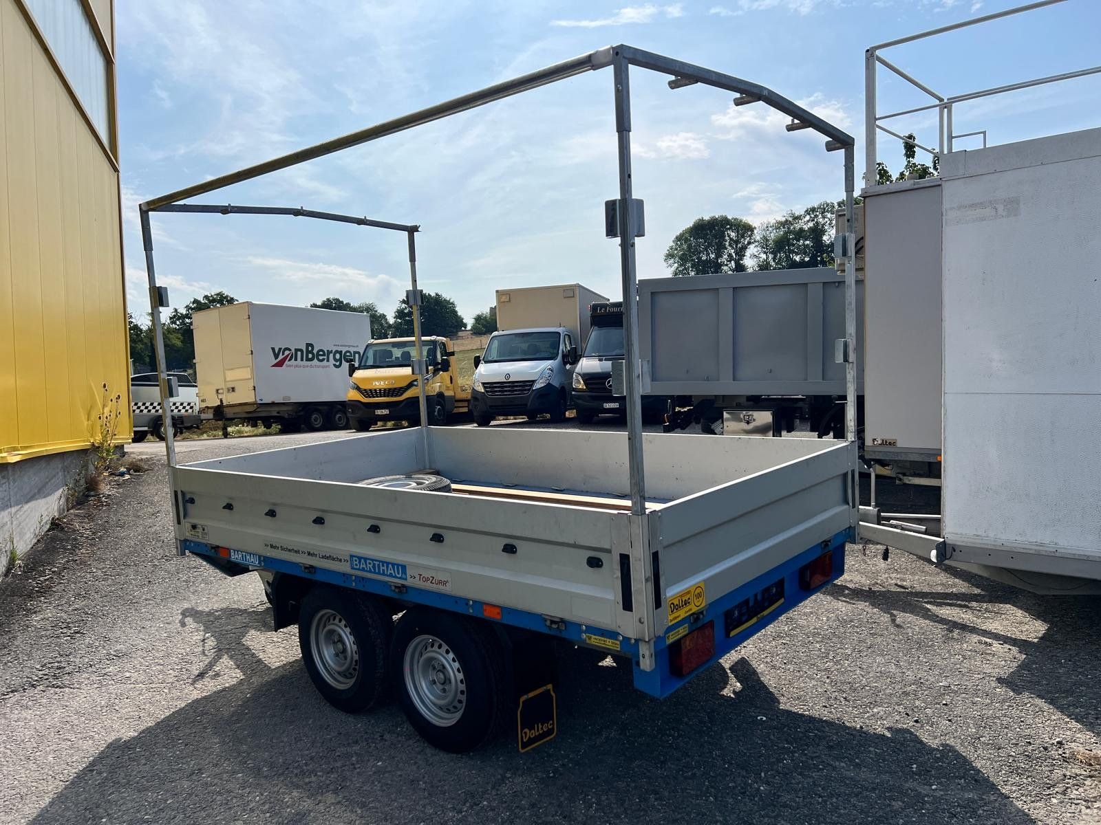 Barthau Rimorchi: Barthau SP SPT Hochlader 3500 Kg – Usato da Avenches venduto da Daltec01