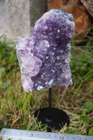 Amethyst-Stufe auf Ständer | Top-Qualität | 21cm, 780g