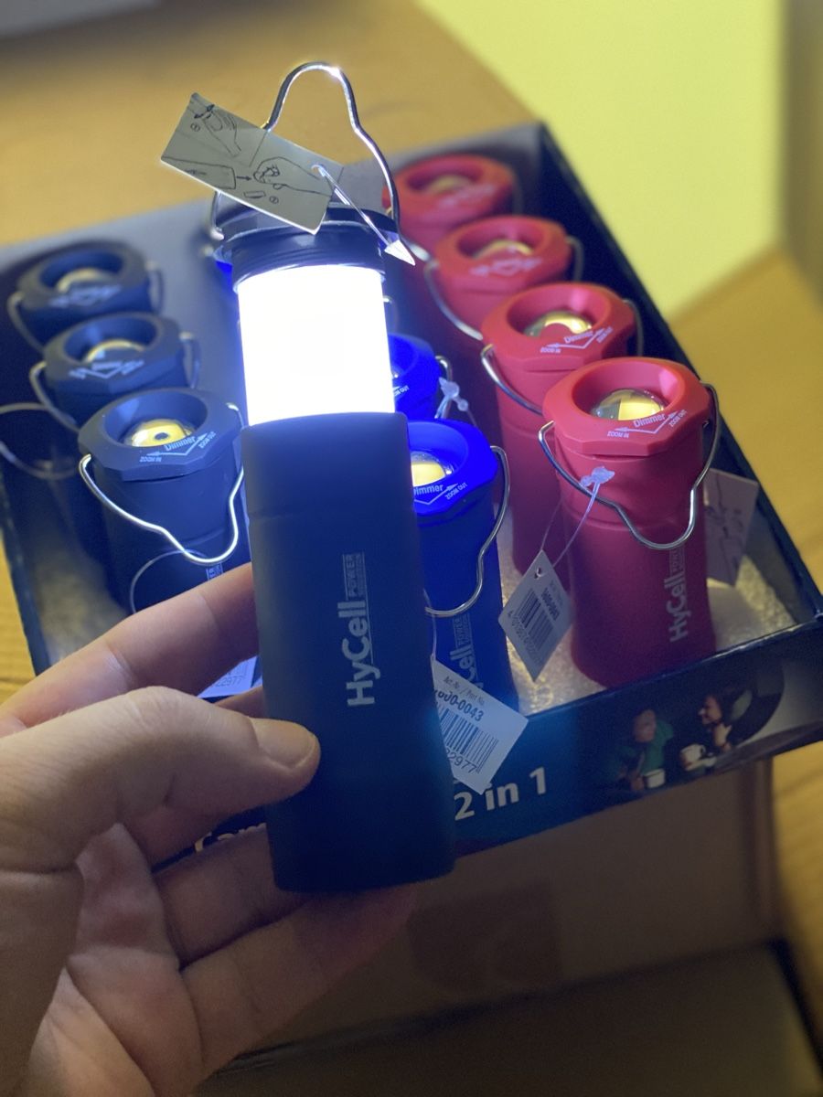 Lampade: 72 Stk. Campinglampe 2in1 | Restposten | Liquidation – Nuovo e nell'imballaggio originale da Wila venduto da Endziit 1