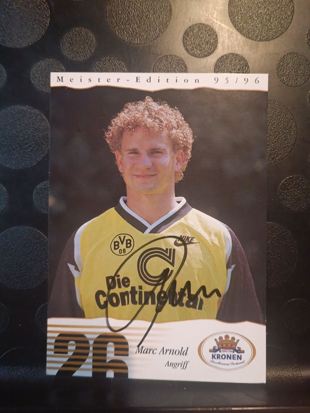 Autografi: Marc Arnold - handsigniert BVB - Borussia Dortmund – Usato da Menziken venduto da Artographs