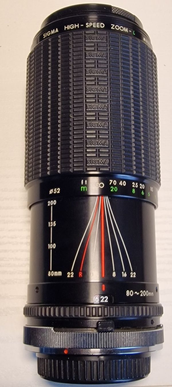 Sigma Obiettivi: Sigma Zoom Objektiv 80-200mm – Usato da Bassersdorf venduto da ciao555 2