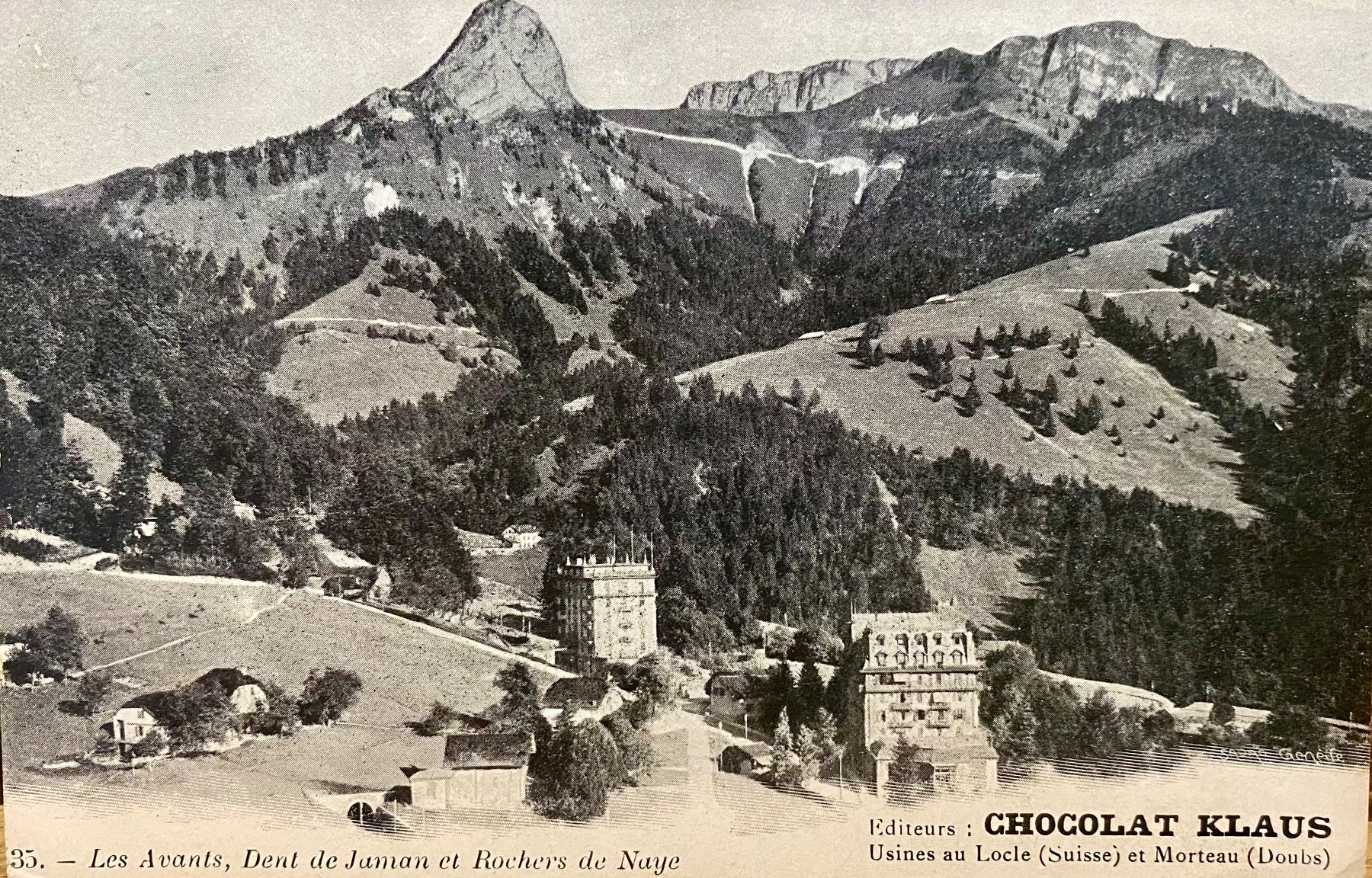 Chocolat Klaus Les Avants, Dent de