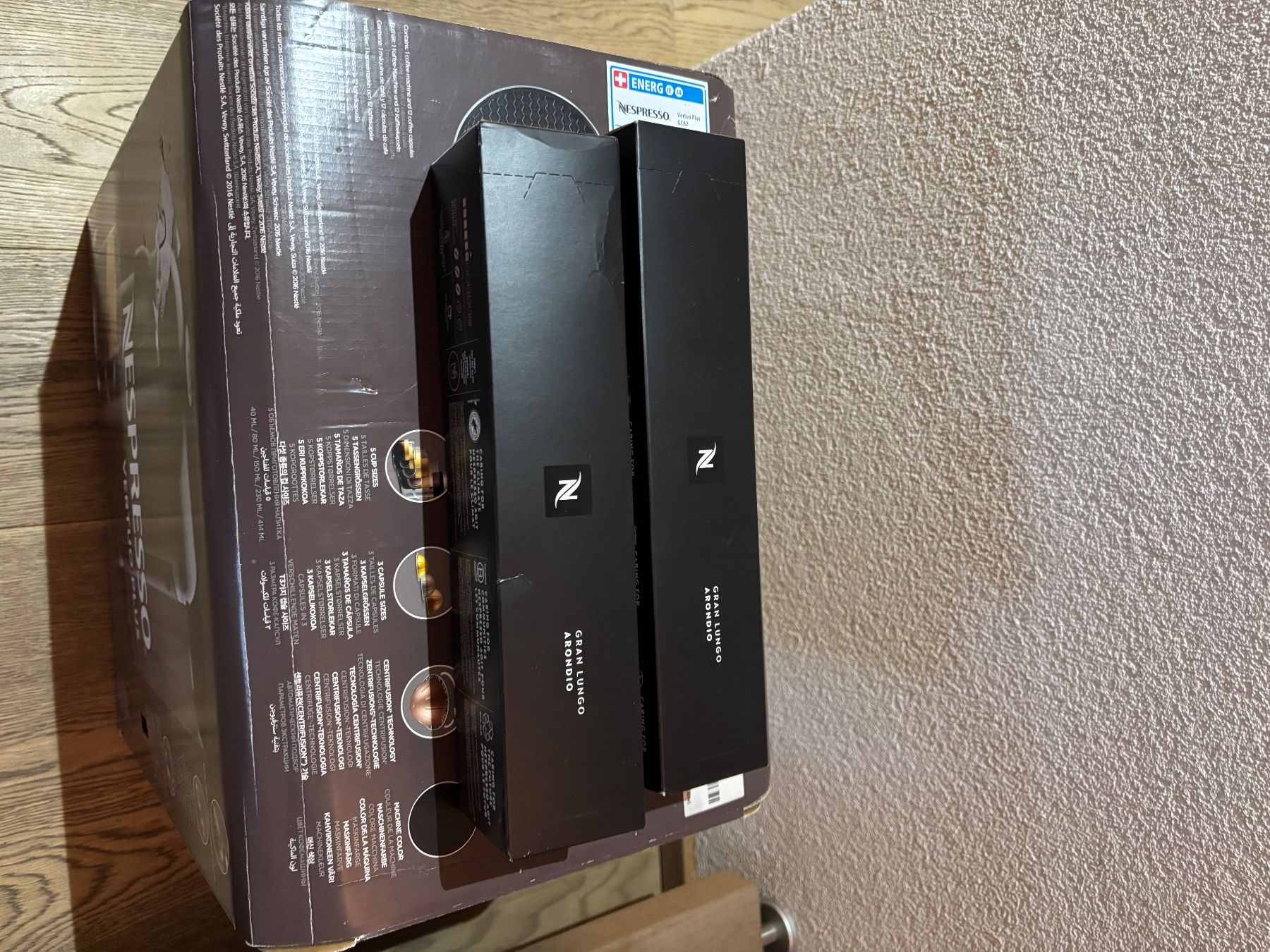 Nespresso vertuo plus machine à café noire (Gebraucht) in Le Landeron ...