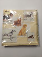 Neu! Serviette 20Stück, orig.VP, Hunde-Motive, Twint:Ja