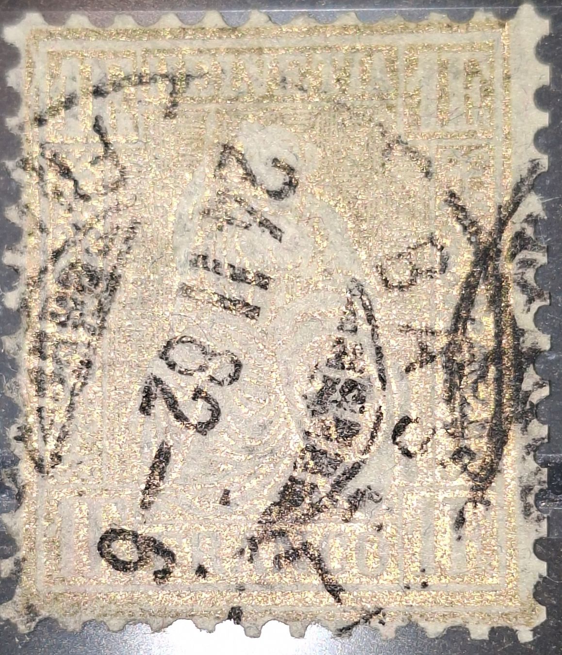 Tutti i francobolli: Sitzende Helvetia Nr. 52 Kat. 1800.- – Usato da Balgach venduto da SIMEON27