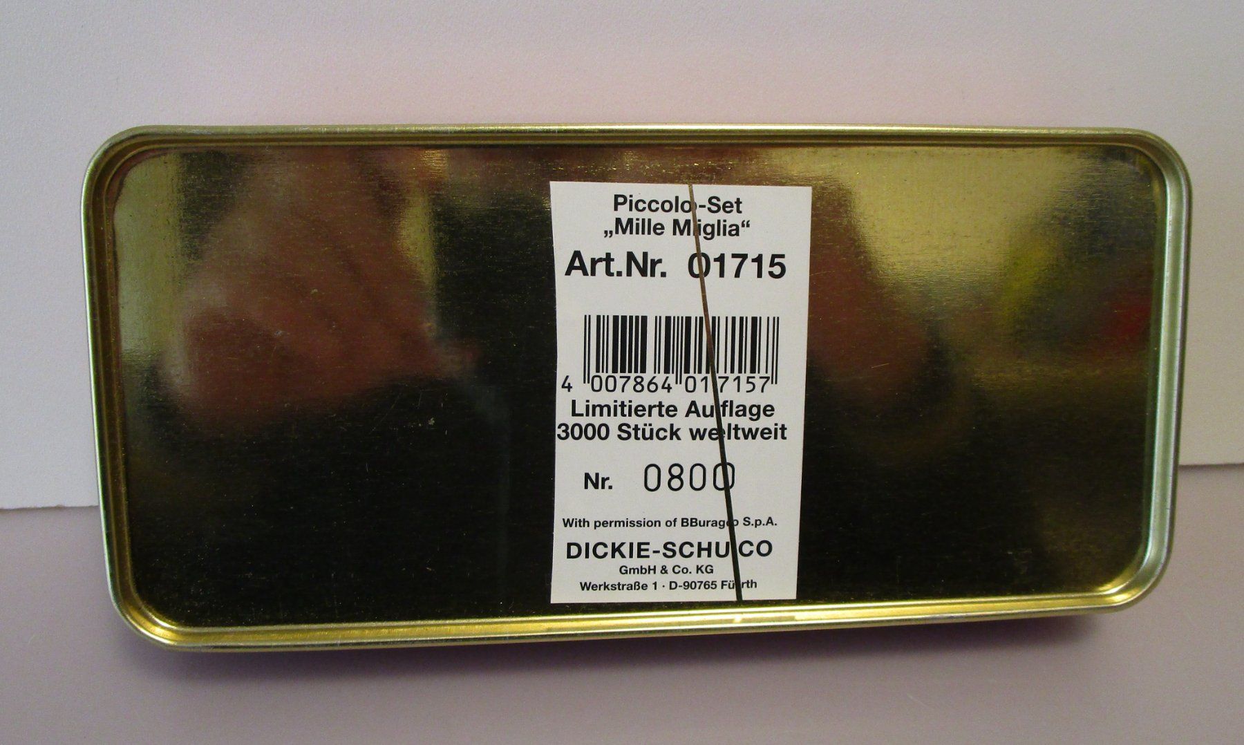 Schuco Modellini d'auto: SCHUCO PICCOLO MILLE MIGLIA SET 1999 – Nuovo e nell'imballaggio originale da Chêne-Bourg venduto da breno56 5