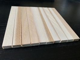 Bastelklötzchen Ulme L: 160 mm, B: 16 mm, D: 8 mm