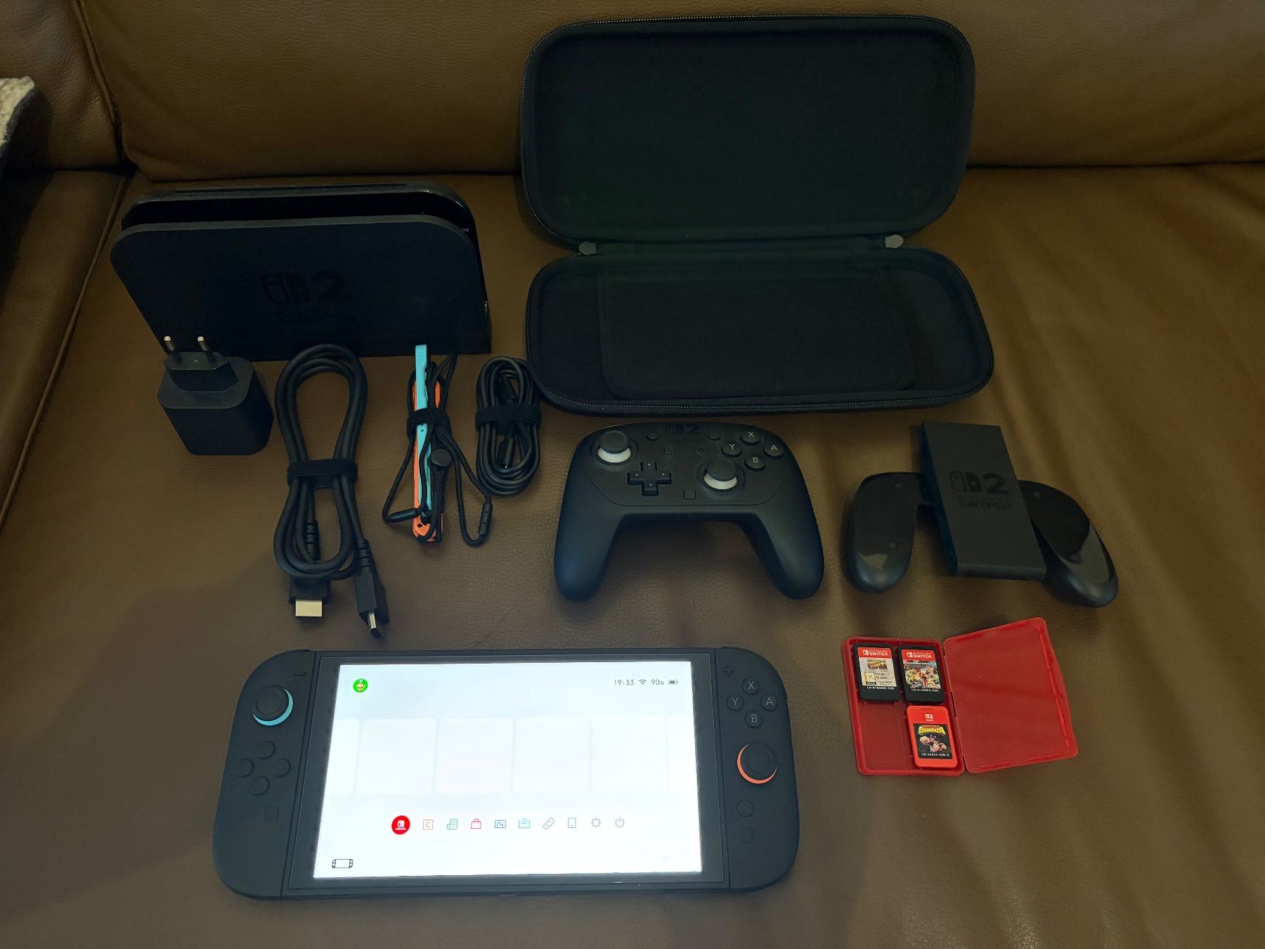 Nintendo Konsolen: Nintendo Switch 2 inclus Controller Pro + Jeux + Étui – Neu (gemäss Beschreibung) aus Meyrin von Samos23