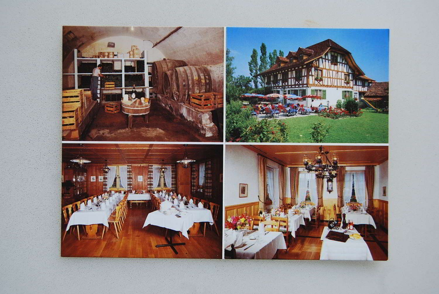 Cartoline postali: AK Allenlüften, Restaurant Schwanen – Usato da Rüfenacht BE venduto da Toro06