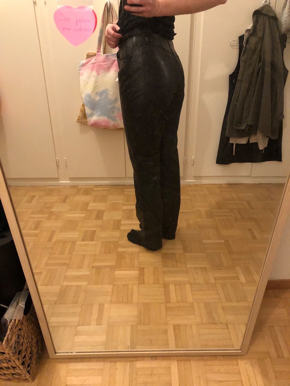 Hosen: Pantalon en vrai cuir – Gebraucht aus Onex von kattrina 9