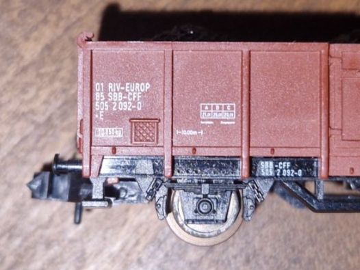 Trix Modellini di ferrovie: Minitrix SBB Güterwaggon mit Kohle Spur N – Usato da Unterengstringen venduto da Kab81 4