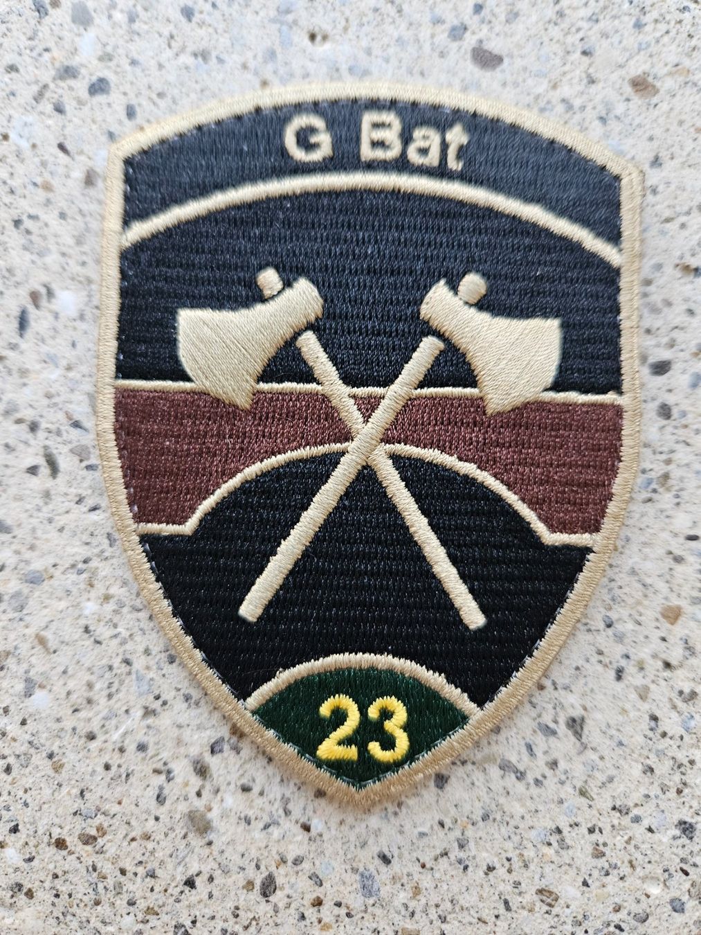 Placchette & Badge: Badge O Bat 23 mit klett *** – Nuovo e nell'imballaggio originale da Riedholz venduto da fr_sIruP