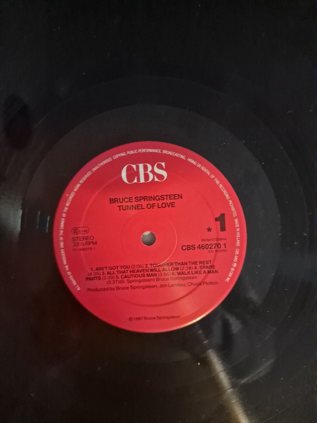 Dischi in vinile: Bruce Springsteen - Tunnel of Love – Usato da Pfaffnau venduto da gunport 6