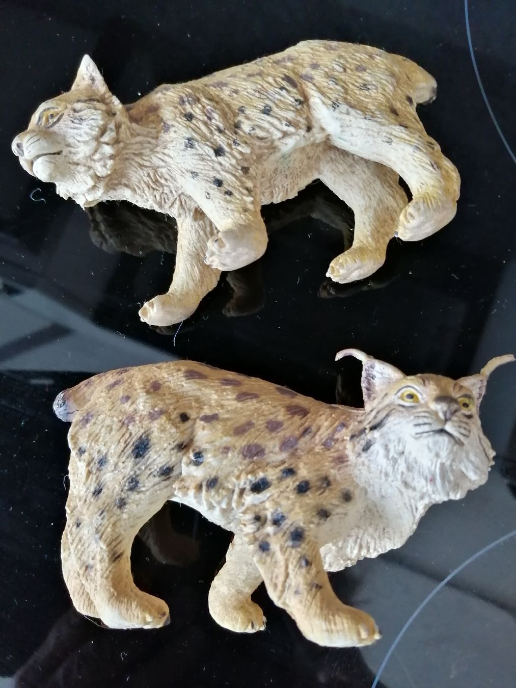 Statuette: 2 Tierfiguren Luchs, Top Zustand!  – Nuovo (secondo la descrizione) da Honau venduto da holunder3 3