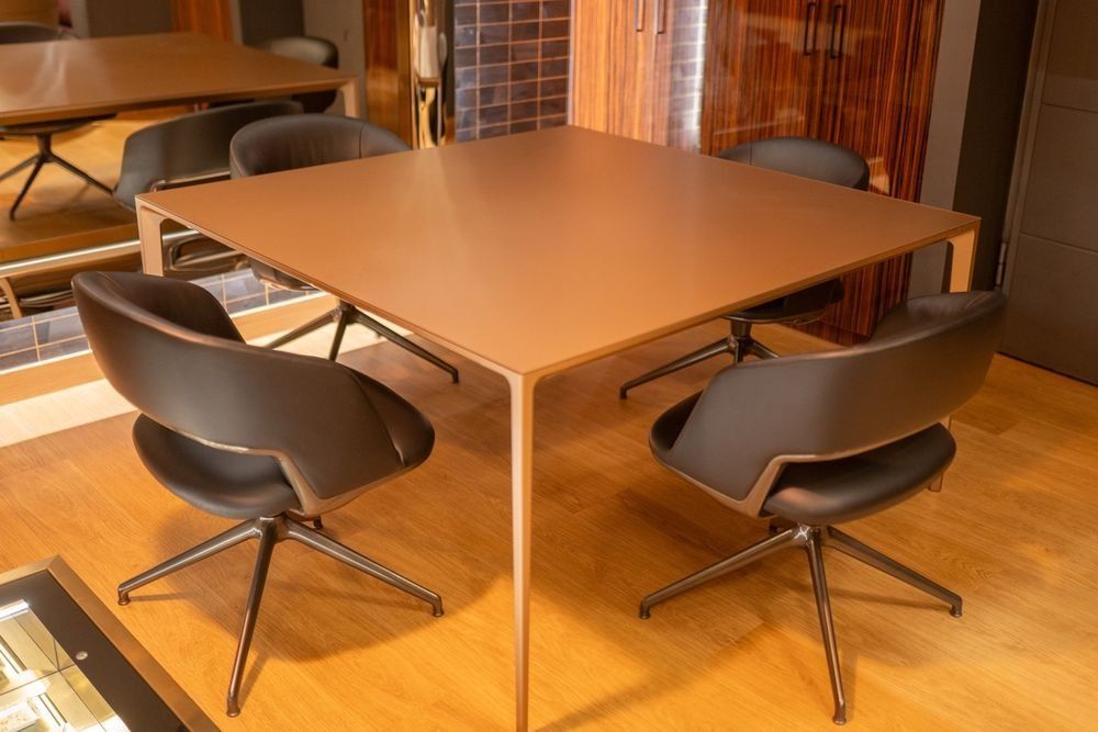 Flexform Poltrone: 1/5 chaise-fauteuil de table / direction Flexform ALMA cuir – Nuovo (secondo la descrizione) da Genève venduto da ParkAvenue26 5