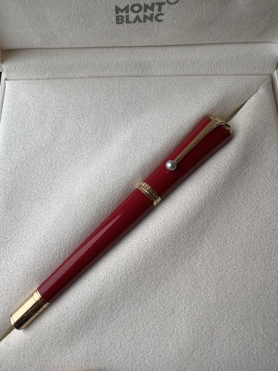 Montblanc Penna & Evidenziatori: MONTBLANC Muses Marilyn Monroe Rollerball in rot – Usato da Zürich venduto da car_x52z 1