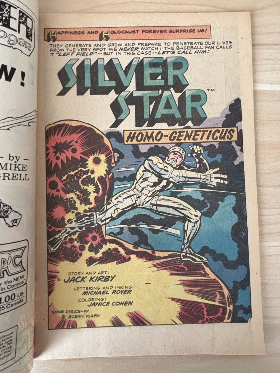Fumetti: Silver Star Heft 1, 1983 englisch, Jack Kirby – Usato da Kehrsatz venduto da Raboy 1